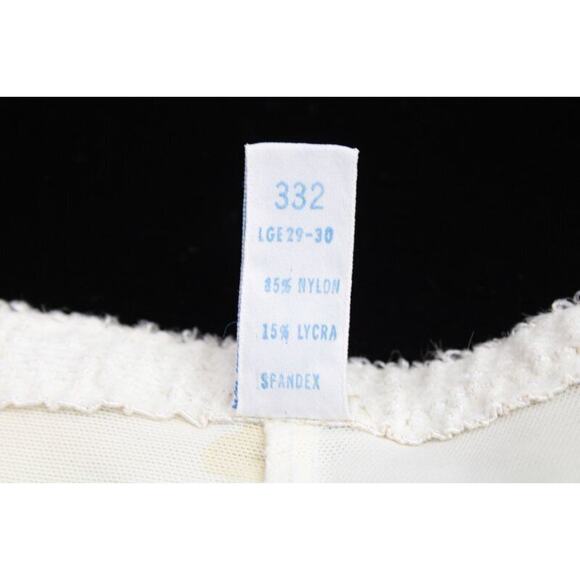 Vintage Glydons Long Leg Shaper Girdle L Lace Trim Pant Liner Knee Length - Picture 6 of 7